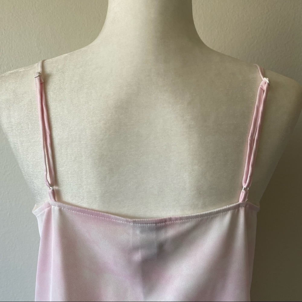 NWT Pink Tie Dye Spaghetti Strap Tank Top - Picture 6 of 10